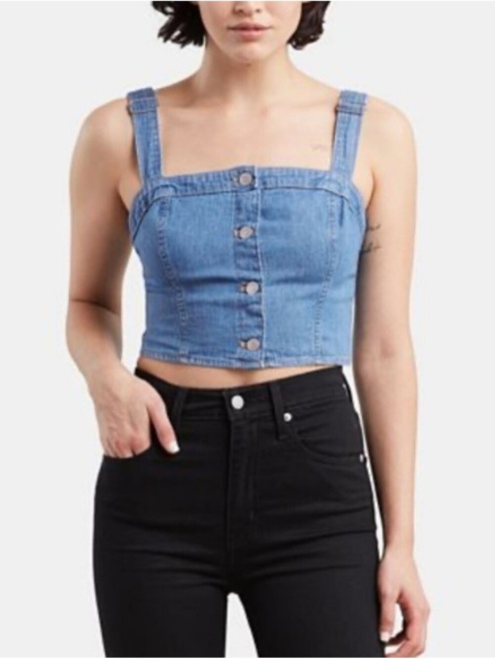 Levi's Casual Cropped Tank Size S